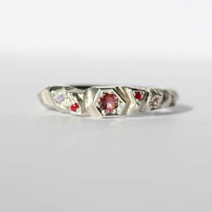 Jewellery: Jenna Love Mountain Band | Pink Tourmaline | Ruby | Spinel