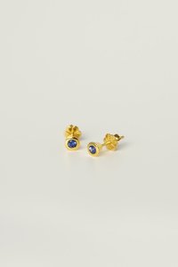 Charlotte Penman Fine | Maya Studs | Blue Sapphire | 9k Gold