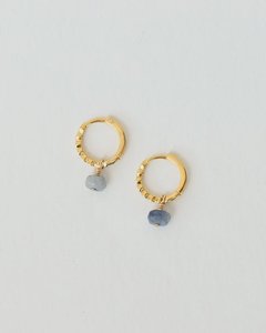Charlotte Penman: Charlotte Penman Fine | Belle Hoops | Blue Sapphires | 9k