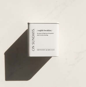 Sacred Rituals: On Sundays | English Breakfast Tea