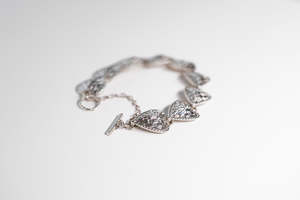 Lisa Webb Woven Heart Bracelet | STG Silver