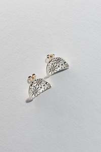Jewellery: Lisa Webb Celestial Stud Earrings | STG Silver | Diamond