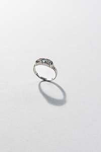 Lisa Webb The Pleiades Ring | STG Silver | Aquamarine | Diamond