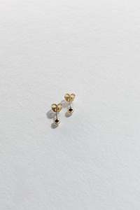 Jewellery: Lisa Webb Mini Ball Stud Earrings | 9CT Gold