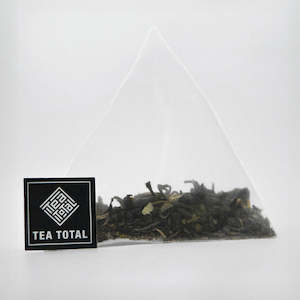 Pyramid Tea Bags: China Jasmine with Blossoms Pyramid Tea Bag