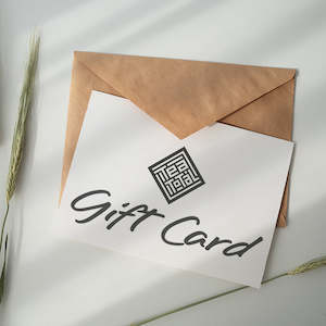 Gift Ideas: Gift Card
