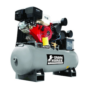 Products: 15HP Lifan 190F 4 stroke Petrol E/Start Compressor c/w 150L Tank AC46P