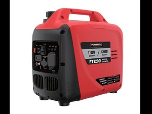 Powertec 1.2kw Silenced Inverter Generator PT1200i