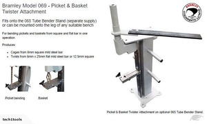 Benders: BRAMLEY® Picket & Basket Twister Attachment Model 069