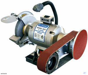 Linishers: LINISHALL® BG8L 200mm Bench Grinder / Linisher