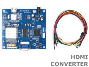 SG-VC9900 RGBS RGBHV CGA EGA VGA to HDMI Converter Board & Cable Kit