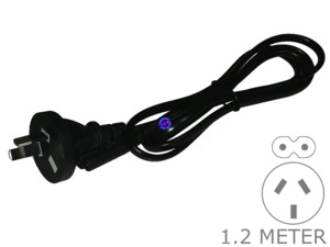 Figure 8 C7: 1.2 Meter 2 Pin Figure 8 Power Cable Cord 1.2M Lead