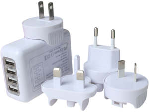 Travel Adapters: USB Charger Travel Adapter