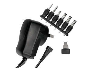 Universal AC/DC 3~12V Power Adapter with 6 Tips
