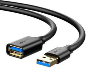Usb Extension Cables: 3m Black USB 3.0 Type-A Male to Female Extension Cable