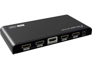 LENKENG LKV314HDR-V2.0 1x4 HDMI Splitter – 4K@60Hz, HDR, EDID, HDCP2.2, HDMI 2&hellip;