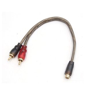 Best Selling: RCA Audio Y Splitter Cable 1x Female to 2x Male Adapter Lead
