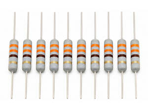 330Ω 2W Axial Metal Oxide Flameproof Resistors 10 Pack