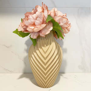 3d Printing: 3D Printed Aurora Striped Vase