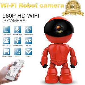 Baby: WiFi Camera Robot Style Baby Monitor - Red
