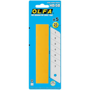 Tile Tools: TW Blades OLFA 25mm 5 pk