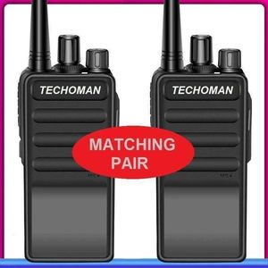 2x (Pair) TECHOMAN TM-9C 2 WATT UHF PRS CB Walkie Talkies - 16 Channels