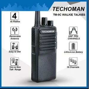 Baofeng Accessories: 4x TECHOMAN TM-9C 2 WATT UHF PRS CB Walkie Talkies - 16 Channels
