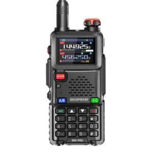 BAOFENG UV-5RH PRO Ham Walkie Talkie Dual VHF, UHF with Airband Receive and GPS