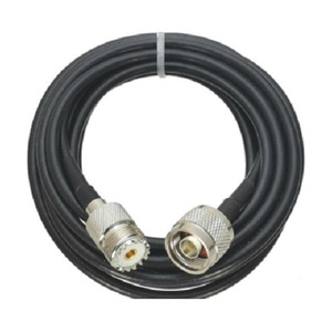 TECHOMAN RF Coaxial Antenna / Aerial Cable with N Male Plug to SO239 Socket - 10 Metre