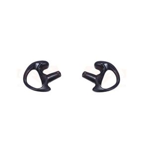 Molded Gel Ear Skeleton Inserts Black Colour Left & Right SMALL