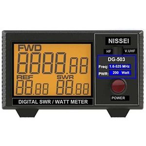 NISSEI DG-503 SWR / RF Test Meter HF ~ VHF ~ UHF 1.6~60MHz and 125~525MHz