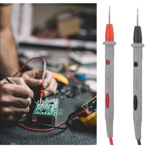 TECHOMAN 1 Pair Multimeter Probe Test Leads Needle Tips