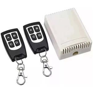 TECHOMAN 12V 4 Channel 433Mhz Wireless Remote Control Switch with 2 Transmitters