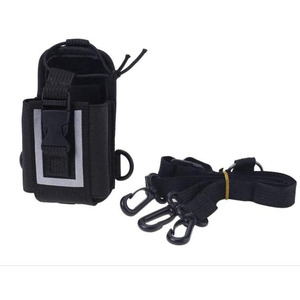 Nylon Belt / Carry Case with Reflective Strip Cover for Walkie Talkie Radios