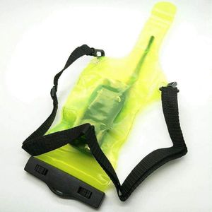 TECHOMAN Waterproof Bag Cover for Handhelds / Walkie Talkies - Fluro Colour