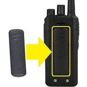Belt Clips: TECHOMAN TM-9C UHF PRS Radio Black Belt Clip