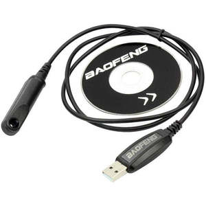 Baofeng UV-9R Radio Programming USB Cable with Software CD