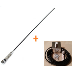 TECHOMAN Mobile CB Radio Antenna / Aerial 26 ~ 27 MHz Fibreglass with Tuning Stu&hellip;