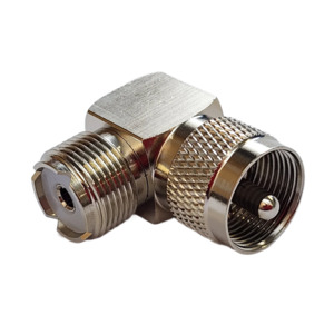 Rf Connector Adaptors: OPEK Premium SO239 Socket To PL259 Plug Right Angle Socket Joiner / Connector / Adaptor