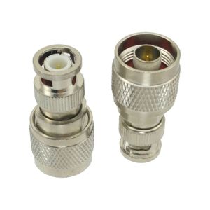 Rf Connector Adaptors: TECHOMAN N Type Male Plug to BNC Male Plug Joiner / Connector / Adaptor