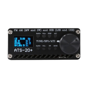 TECHOMAN ATS-20+ Short Wave & FM Receiver All Mode (FM AM SSB LSB USB) with Built in Battery