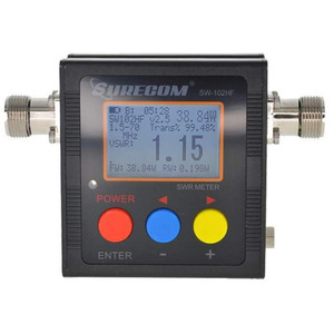 Swr And Power Meters: SURECOM SW-102HF Digital Power & SWR Meter 1.5 MHz to 70 MHz