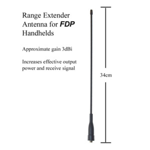 FDP Pro Range Extender Antenna / Aerial with O-Ring Seal