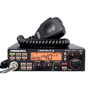PRESIDENT Lincoln II Plus V3 HAM Radio Mobile Transceiver - 10 and 12 Metre Bands