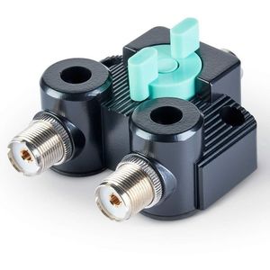 Sharman Amateur Radio And Cb Accessories Available At Techoman New Zealand: SHARMAN CO-201A 2-Way Die-Cast Coaxial Antenna / Aerial Switch