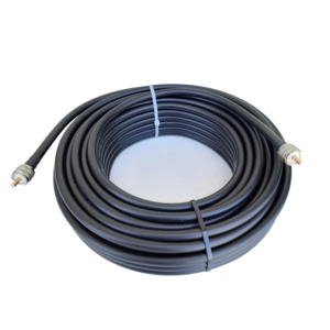 TECHOMAN RG213 Low Loss Antenna / Aerial RF Cable PL259 Plug to PL259 Plug - 30 Metres