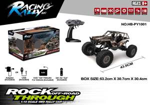 Gaming Toys: Racing Rally 1:10 Remote Control Rock Crawler Off Roader