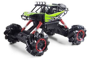 Gaming Toys: Dancing DRIFT Rock Crawler - Offroad RC Truck 1:14 GREEN