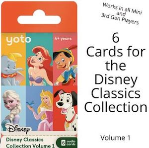 Educational Steam Toys: Yoto Card - Disney Classics Collection Volume 1
