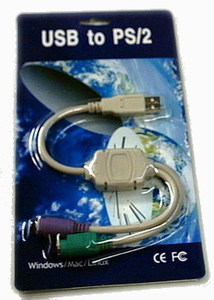 Products: USB Male to 2 PS/2 Female W/IC Techstar Computers